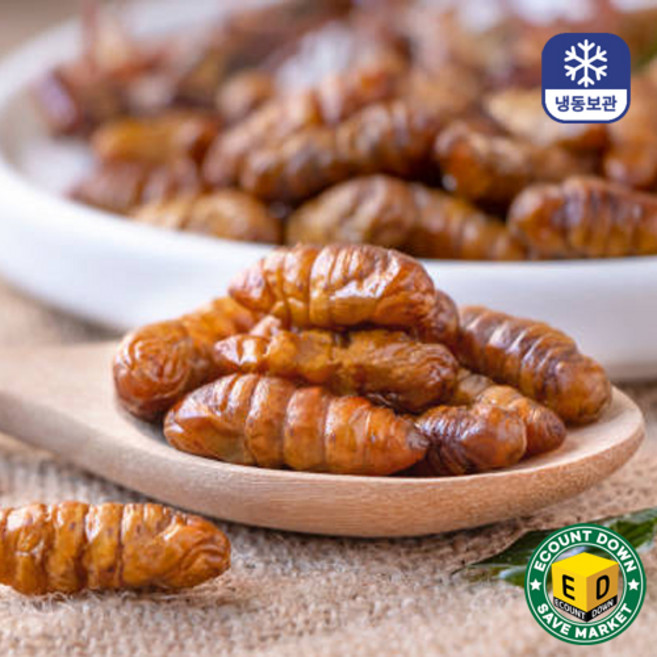 지퍼백 번데기 1kg 보존료 색소 MSG 무첨가 누에뻔데기100%, 1개