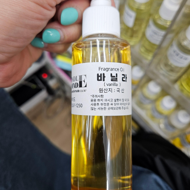 [캔들메이드]국산 프레그런스 오일 100ml, 바닐라, 1개