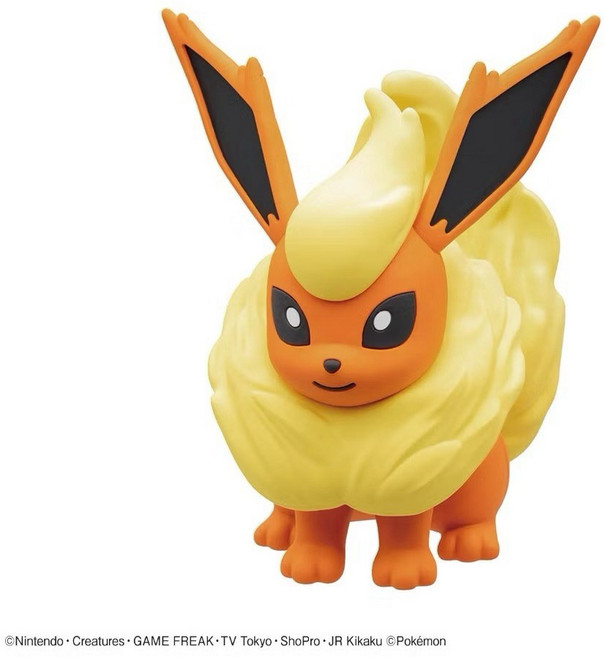 萬代 寶可夢 快組版 25 火伊布 組裝模型, 1個