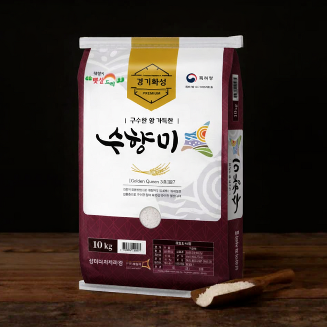 식품애착 수향미 햅쌀 골든퀸3호 상등급, 1개, 특등급