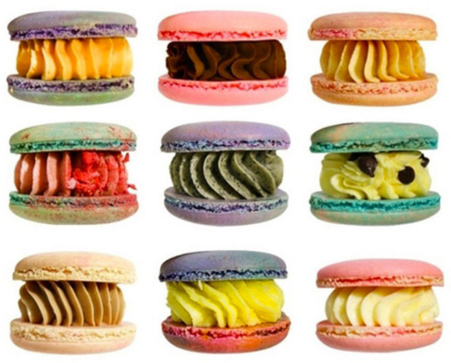 수제 디저트 마카롱 10개 (12개맛중 10개 랜덤)발렌타인 선물