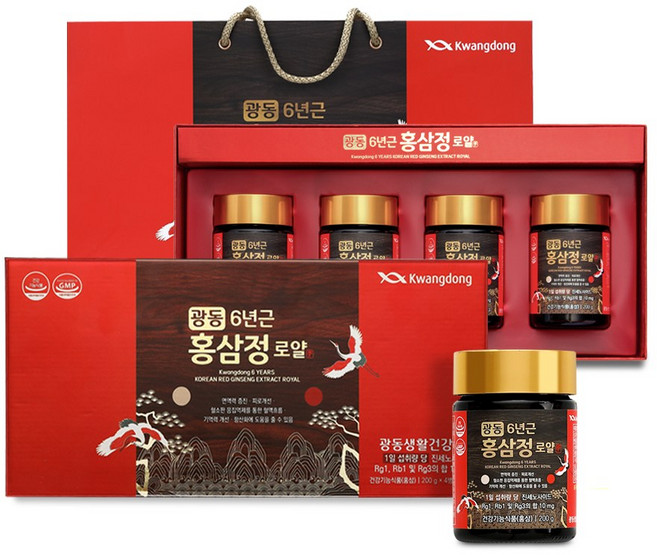 광동 6년근 홍삼정 로얄, 1세트, 800g