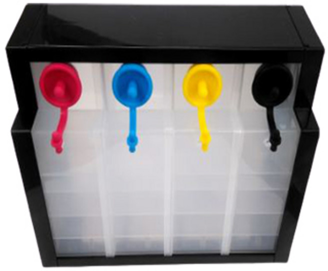 레이 2 공급기 [각 색당 330ml 수용] 무한프린터용 공급기, 1.레이2공급기