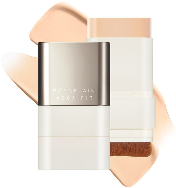 조성아TM 메가 핏 스틱 파운데이션 마스터 포슬린 SPF50+ PA++++ 16g, 1개, 01N BEIGE