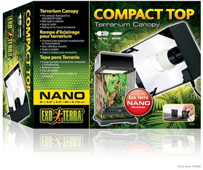 엑소테라 캐노피탑20CM 파충류소켓, 1개