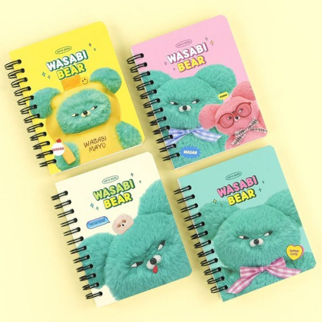 핑크풋 2000 와사비베어 합지 수첩 (랜덤발송)