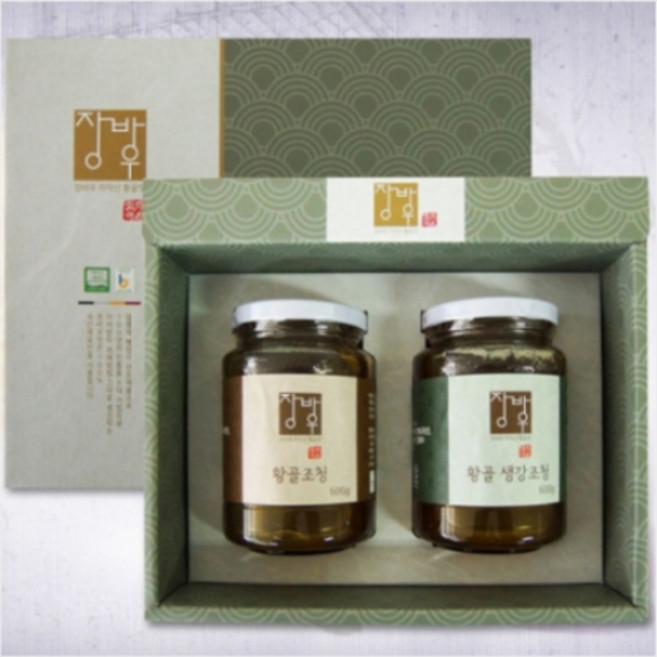브랜드없음 장바우 황골엿 조청 선물세트A, 600g, 2개