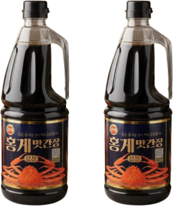 진미 홍게맛간장 1.8kg 대용량 프리미엄 홍게간장, 2개