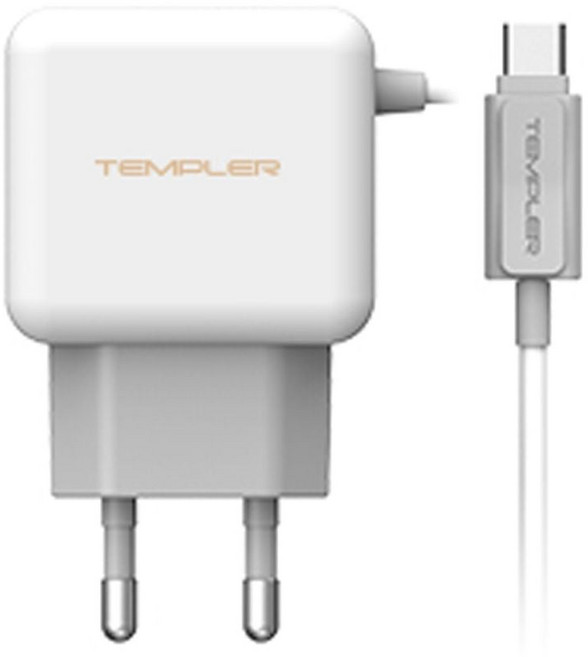 C타입 일체형 가정용 충전기 템플러 2.1A 핸드폰 스마트폰 ps0+6250YN, 상세페이지 참조, 1개