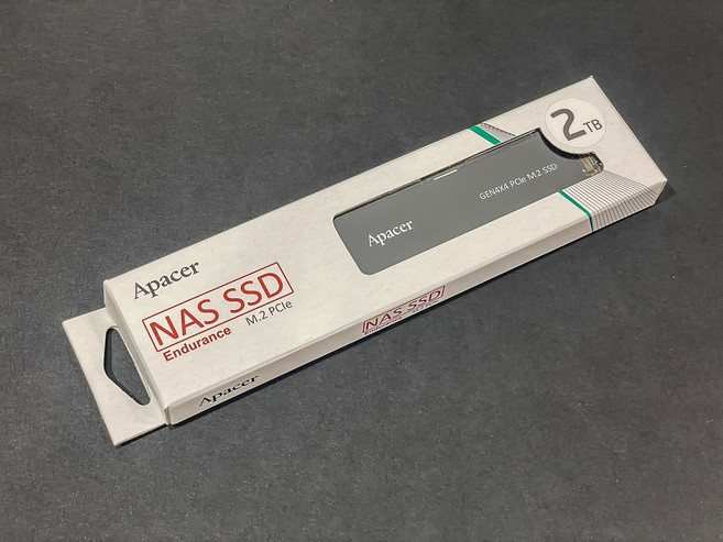 Apacer NAS SSD Endurance 2TB GEN4x4 PCIe M.2 SSD, 黑