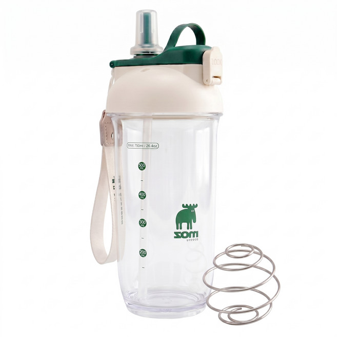 MOZ 스웨덴 316스텐볼 트라이탄 쉐이커 MOZ-TS750, 1개, 750ml, 포레스트그린