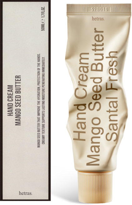 헤트라스 Perfumed Mango Seed Butter Hand Cream Santal Fresh, 50ml, 1개