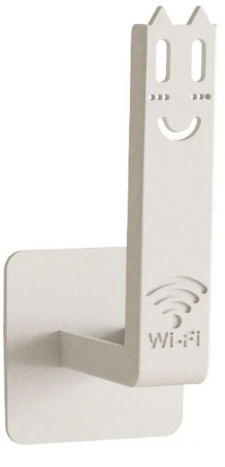 쿠쿠스토어 다도 벽걸이형 라우터 및 셋톱박스 홀더 - 무타공 다목적 수납 선반 실적인 후크 포함, 02 White