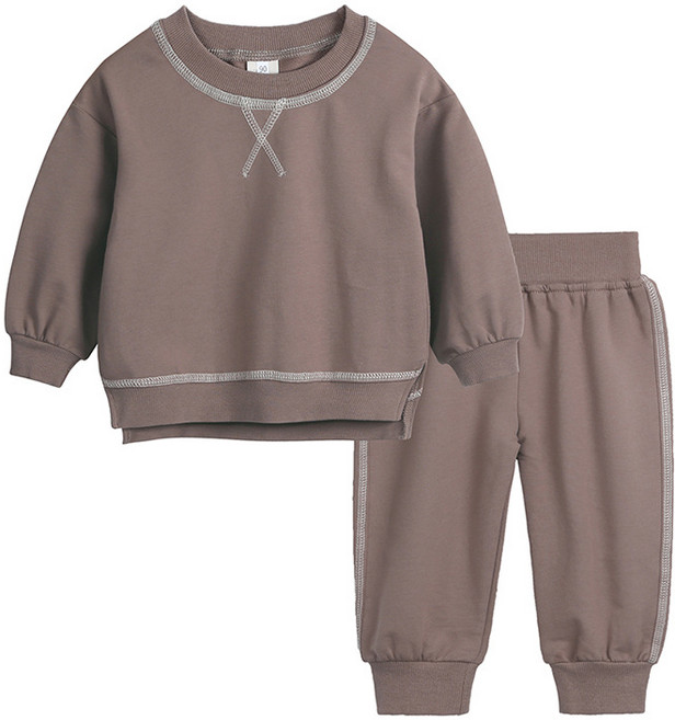 하랑이네 또또샵 유아동 트레이닝 세트 남아 여아 공용 상하복 맨투맨 조거팬츠 선물 유치원 등원룩 운동복 키즈 110 120 130