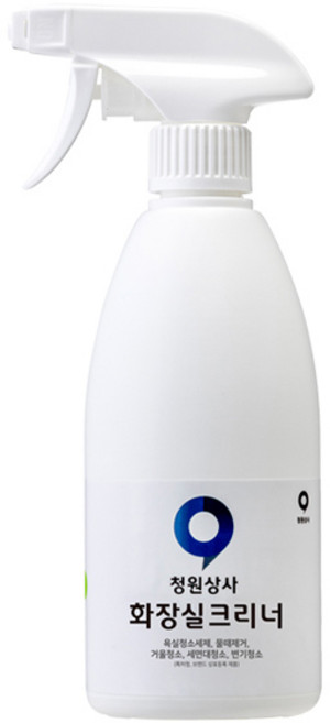 [청원상사 본사] 화장실크리너 요석 곰팡이 제거제 변기 소변기 줄눈때 세정제, 1개, 500ml