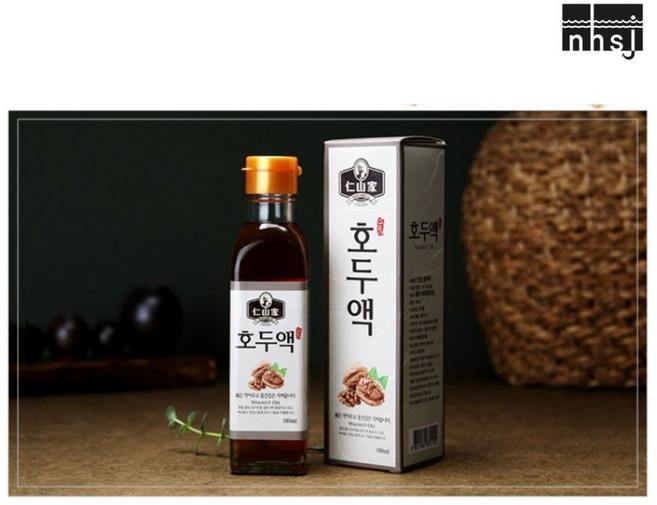 인산 호두액 180ml 호두기름 안전한 건강한 인산가, 1개