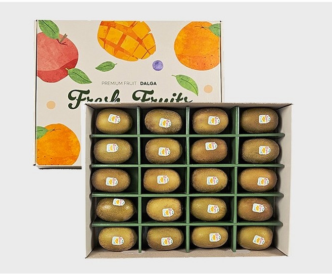 제스프리 황금 골드키위 뉴질랜드산 특대 점보 선물세트 20과, 1개