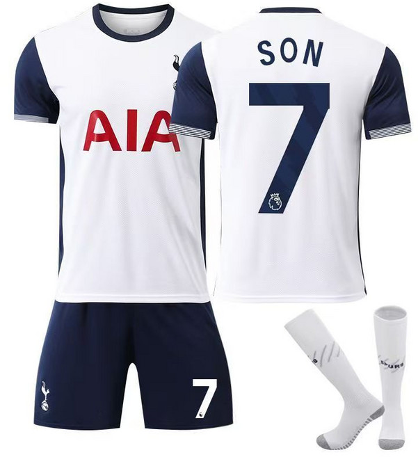 손흥민 축구 유니폼 레플리카 호환상품 체육대회 반티 단체티, NO.7 손흥민 (양말포함), 16, NO.7 손흥민 (양말포함)