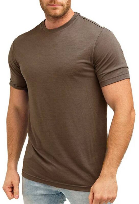 등산티셔츠 100% 메리노 울 T 셔츠 남성 기본 레이어 소프트 위킹 통기성 안티-냄새 없음 가려움증 미국 크기