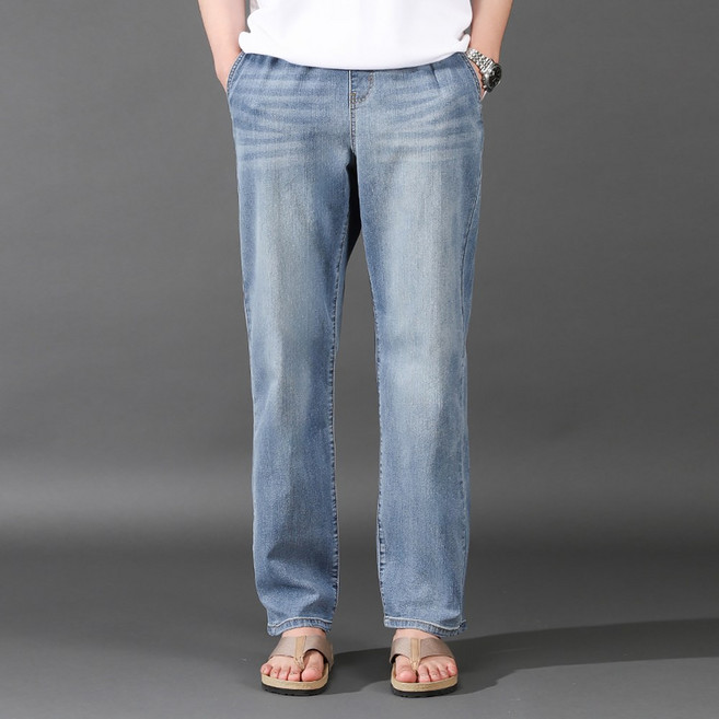 후앙스 와이드 씬 밴딩 데님 팬츠 GZCP-5168