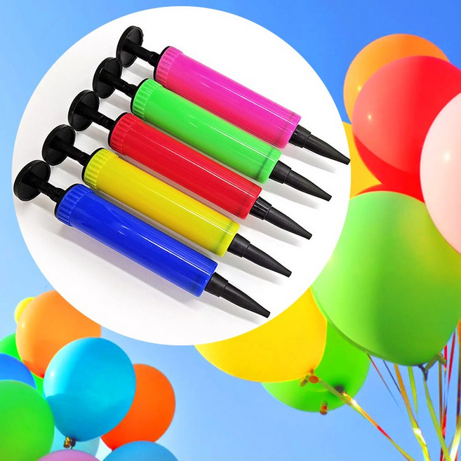 미니 핸드 에어펌프 공기 주입기 풍선 튜브 손펌프 미니펌프 비치볼 물놀이용품 소형펌프 풍선펌프 휴대용, 1개, 미니핸드펌프 색상랜덤