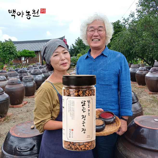 백야농원 발효 콩 말린 청국장 재래식 청국장 시골 청국장 전통장맛집, 1개, 550g