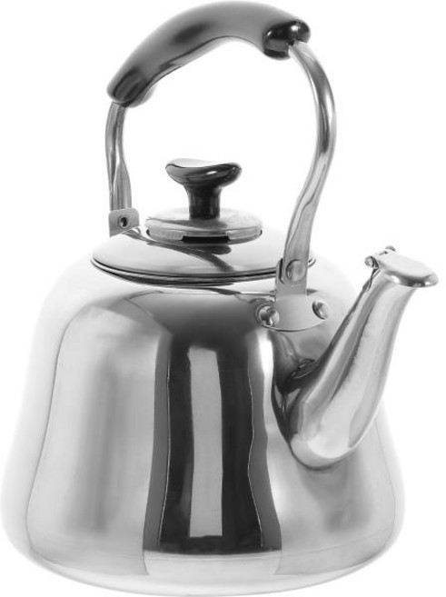 휘슬링 스토브탑 주전자 스테인리스 스틸 인체공학적 손잡이 자동 알림 대형 주둥이 물 끓이기