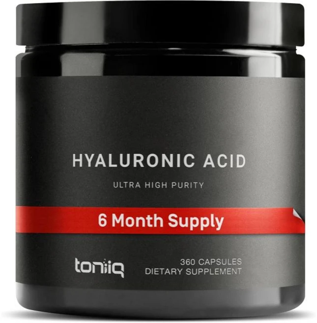 Toniiq Hyaluronic Acid Supplements – Lab Tested 95% Ultra High Purity – Fermented and Bioavailable, 360 Count (Pack of 1), 360정 - 쿠팡