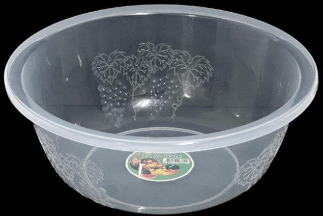 나래 과일식기 믹싱볼 소 중 대 베이킹 쌀 야채 씻음 세척 설거지 용 투명 플라스틱 볼, ( 소 )