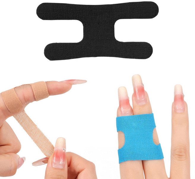 미즈코스 10p 손가락 마디 보호 테이핑 밴드 관절 패치 테이프, 1세트, 블랙20p