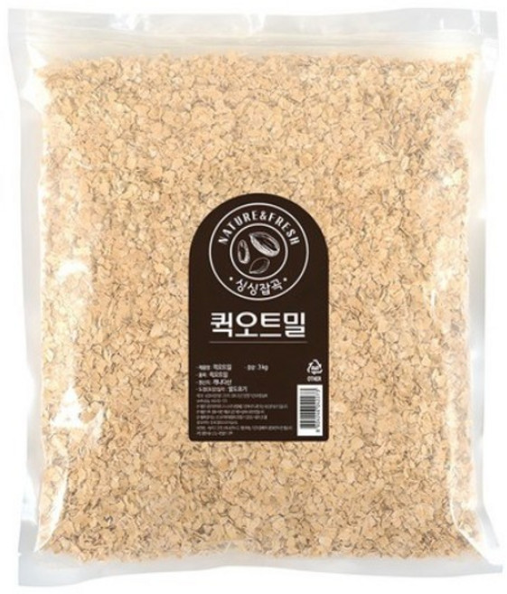 월드그린 싱싱 퀵오트밀, 3kg, 2개