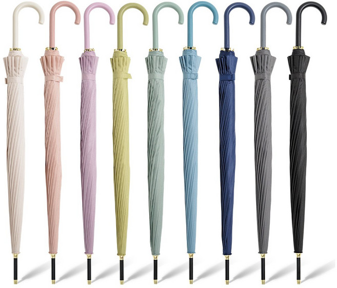 팔레토 16살대 튼튼한 장우산 파스텔 9컬러 우산