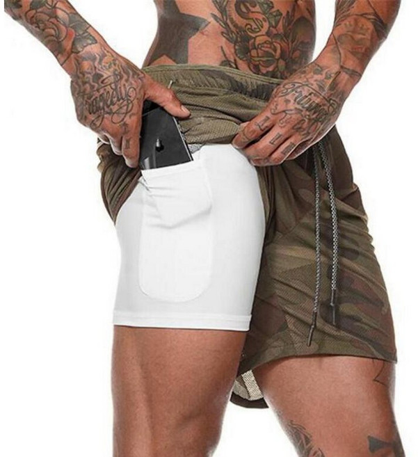 스페이스짐 스판덱스 헬스 바지 스포츠 웨어 바디빌딩 2중 바지