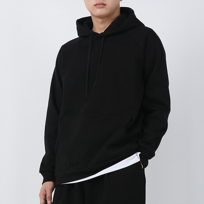 아우라큐 기모 후드 무지 빅사이즈 후드티 후드티셔츠