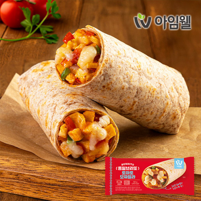 [아임닭] 통밀브리또 토마토 모짜렐라, 12개, 120g