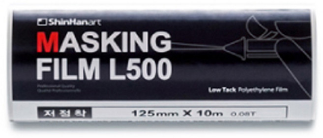 신한 마스킹 필름 L500 피스테이프 125mmX10m, 단품