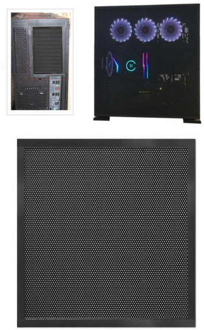 컴퓨터 PC 본체 자석 먼지 쿨링팬 필터 먼지망 메쉬망 커버 50x50, 1개