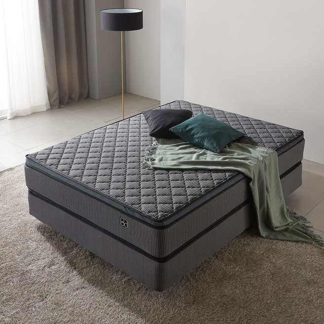 [베드리움] 헤리샤프 유로탑 매트리스 미디엄하드, 그레이, 280mm, 중간 단단함