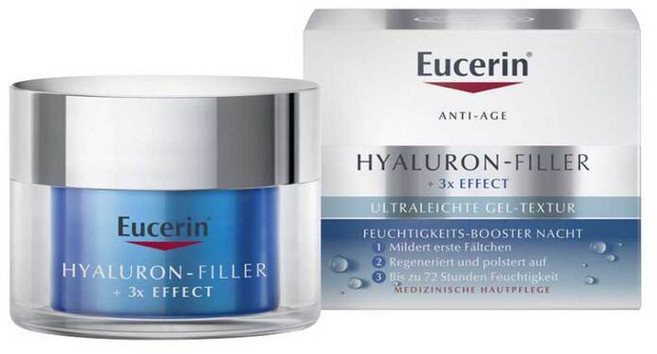 Eucerin 유세린 하이알루론 3x 수분 부스터 나이트 크림 50ml, 1개