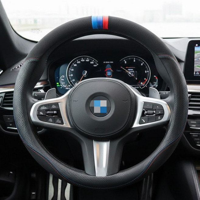 벤비아믹스 X5 X6 X7 나파 핸들커버 알칸타라 D컷 M핸들 F바디 G바디 G05 G06 G07 00604, 블랙