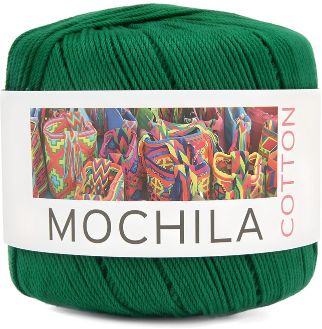브랜드얀 모칠라 코튼 뜨개실, 1개, 45녹색