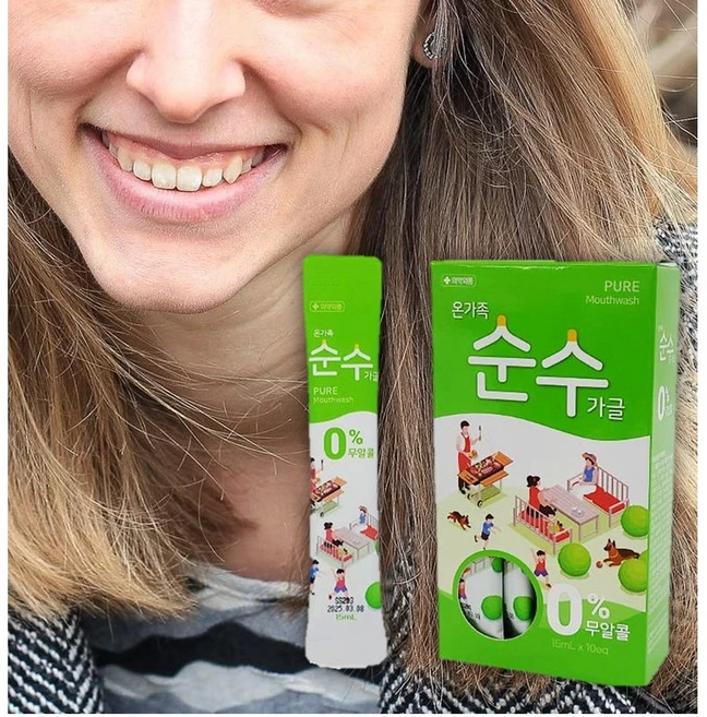 잇몸염증가글 니코틴 편도결석 구내염 임플란트 가글 입향수 아침입냄새 입안건조증 치석제거제, 1개, 40g - 쿠팡