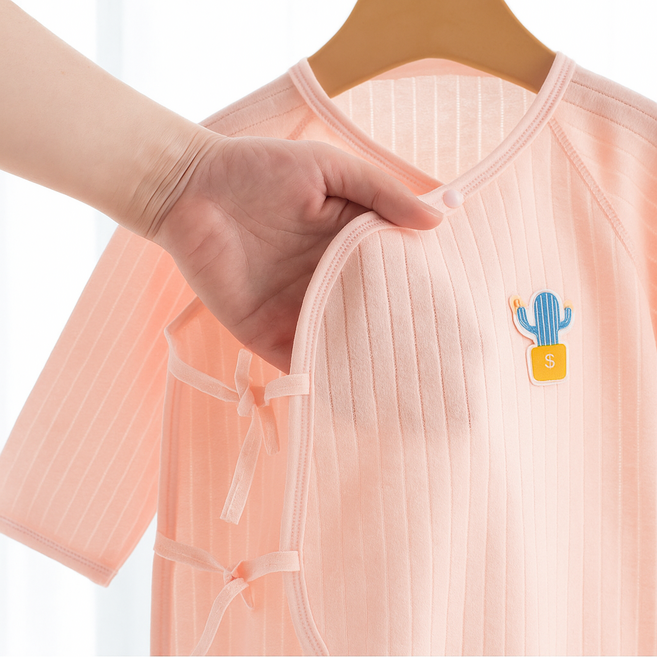 유어맘스 태열 땀띠 방지 얇은 배냇저고리 배냇우주복 아기옷