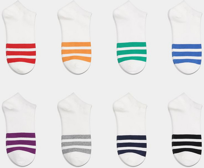 노디자인 PG 아빠용 학생용 삼선 링글 발목 양말 5족 세트 여자양말 남자양말 학생 주니어 데일리 심플 패션