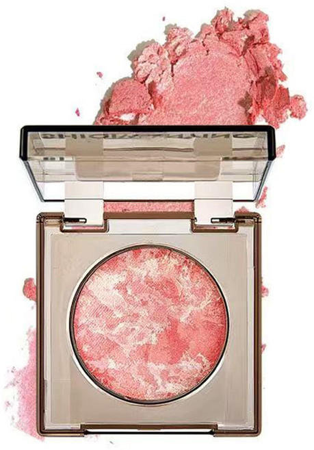 마블 베이크드 하이라이터 핑크 펄광 쉬머 글로우, 1개, #02 웨이브 핑크