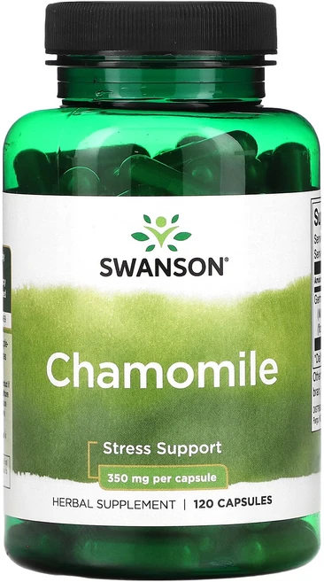 Swanson 카모마일 350mg 캡슐 120정, Swanson 카모마일 350mg 캡슐..., 1개 - 쿠팡