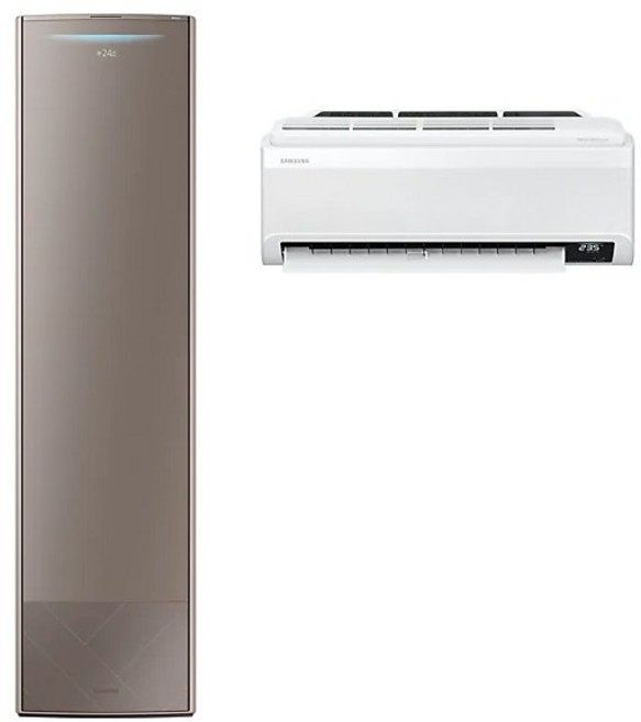 무풍에어컨 청정 브라운 헤링본 AF25TX975CARS 시설비포함