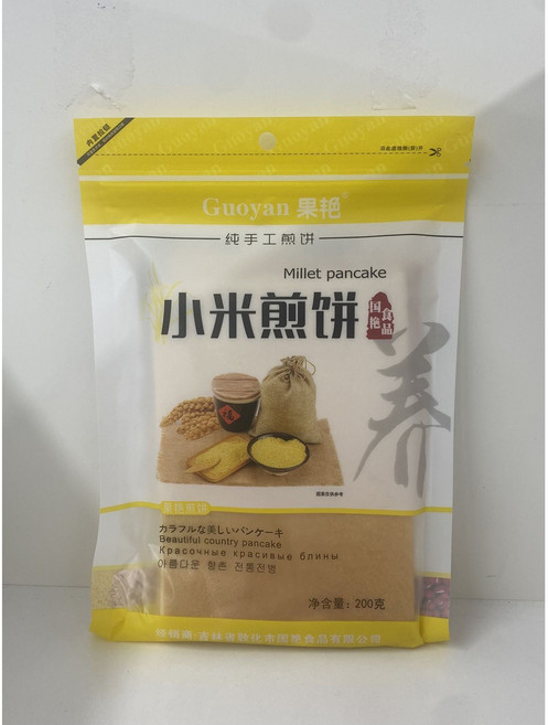 판다중국식품 국연 좁쌀전병 젠빙 200g, 4개