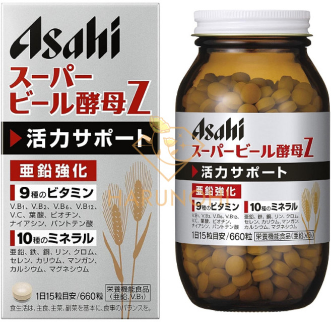 일본 아사히 에비오스 슈퍼 맥주 효모Z 660정, 1개