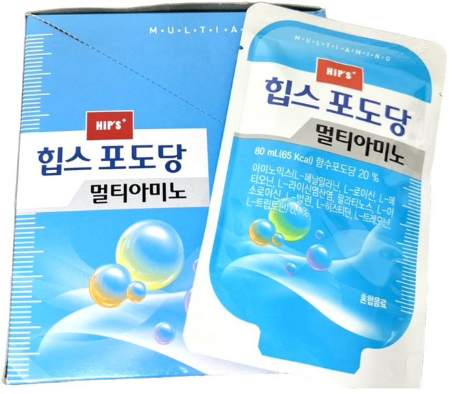 마시는 포도당 힙스 포도당 멀티아미노 80ml x 10팩, 50개